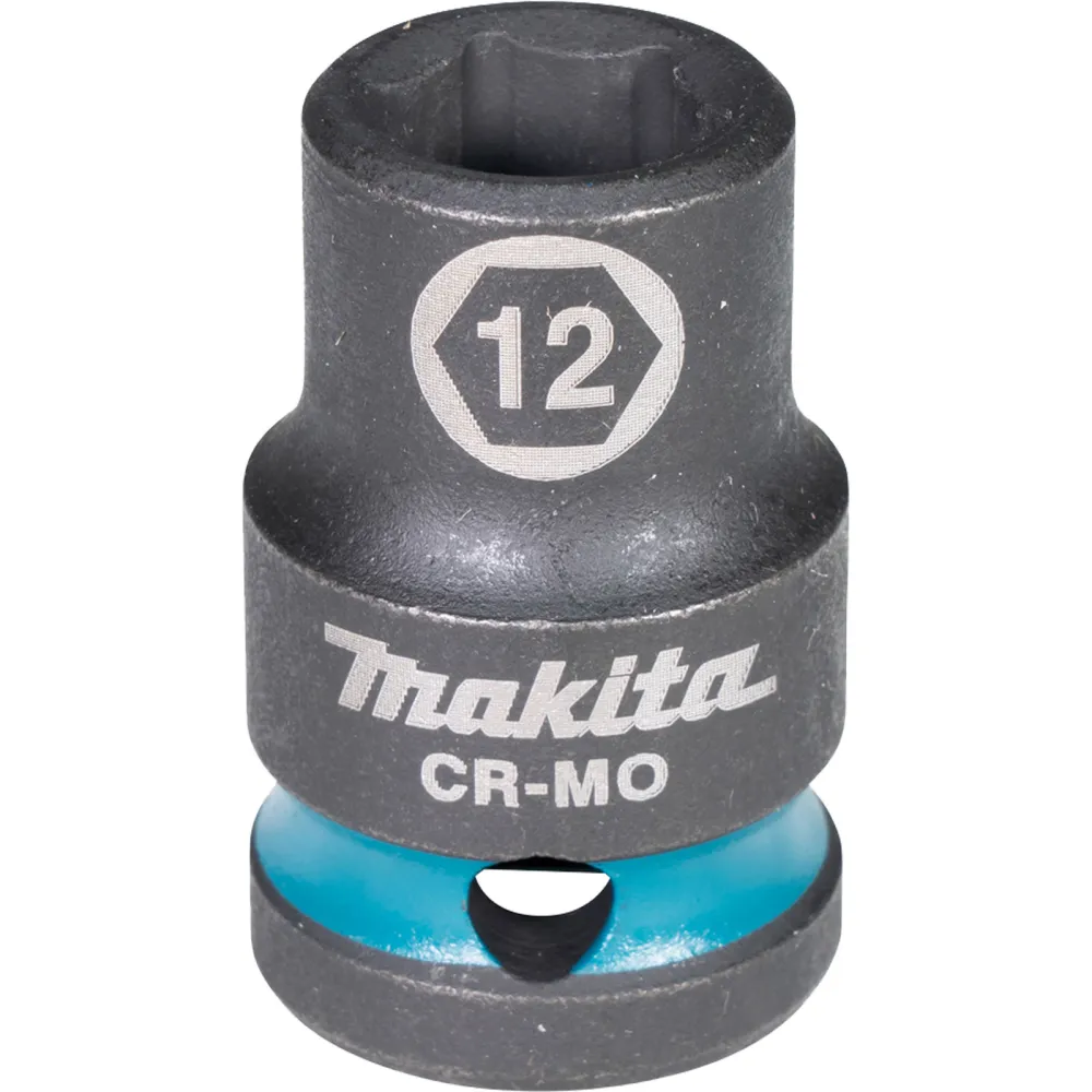Makita E-16081 Steckschlüssel 1/2" SW12 Impact Black kurz