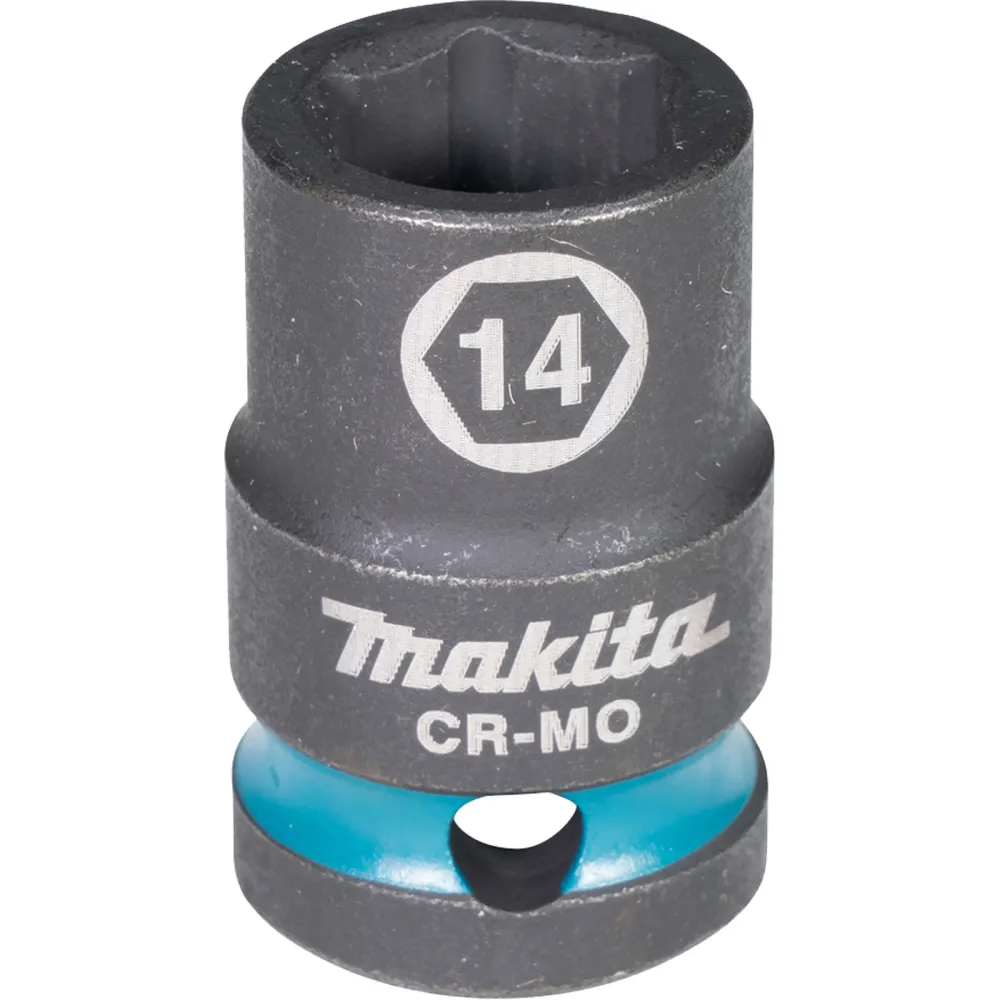 Makita E-16106 Steckschlüssel 1/2" SW14 Impact Black kurz