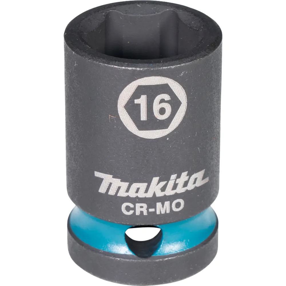 Makita E-16128 Steckschlüssel 1/2" SW16 Impact Black kurz