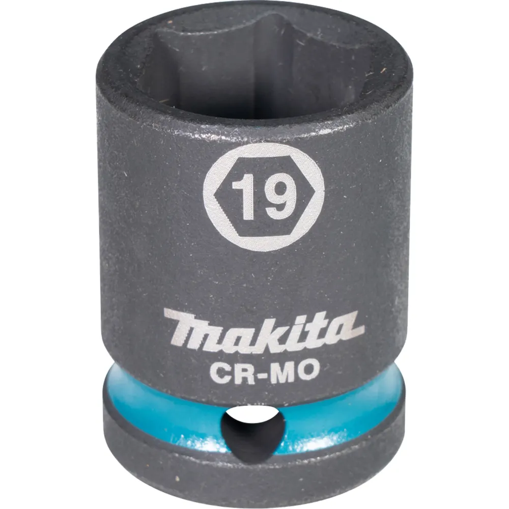 Makita E-16156 Steckschlüssel 1/2" SW19 Impact Black kurz