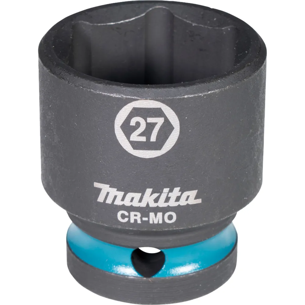 Makita E-16215 Steckschlüssel 1/2" SW27 Impact Black kurz