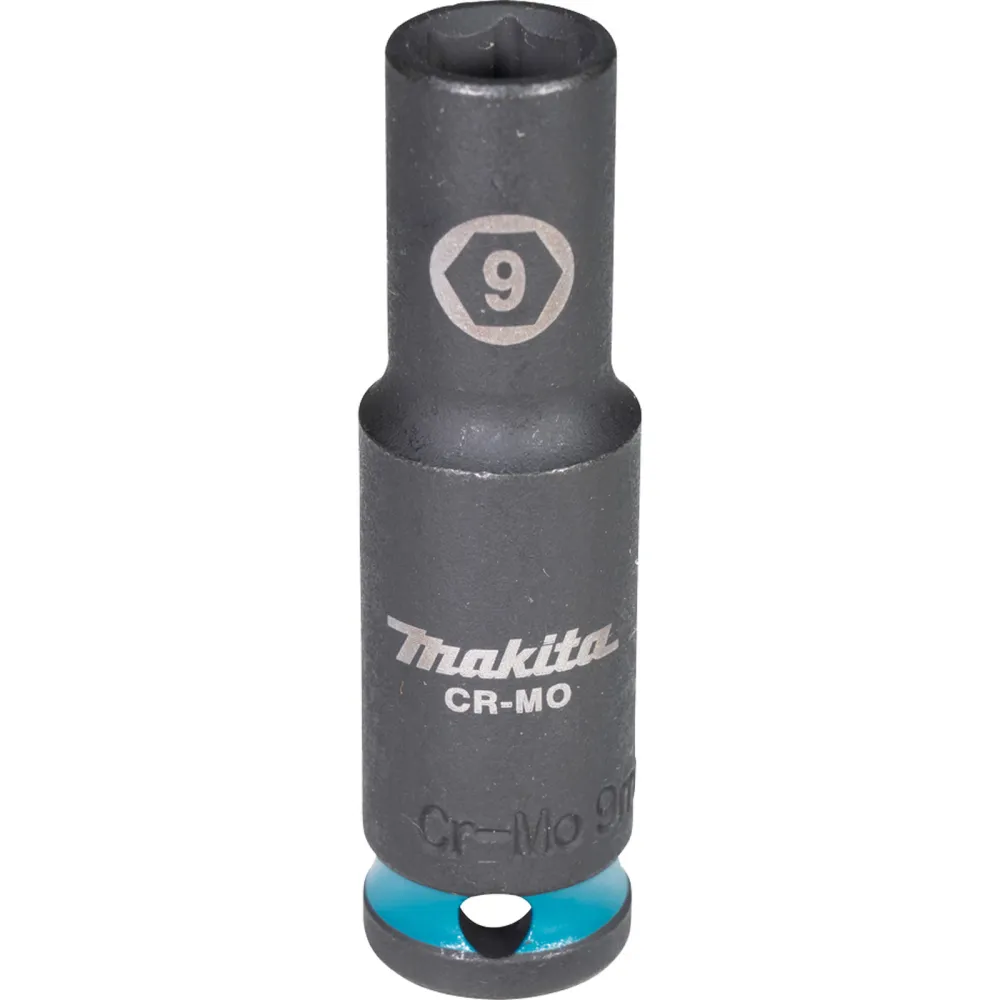 Makita E-16271 Steckschlüssel 3/8" SW10 Impact Black lang
