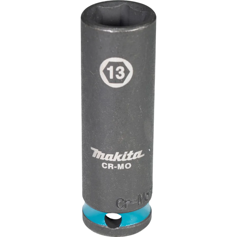 Makita E-16302 Steckschlüssel 3/8" SW13 Impact Black lang