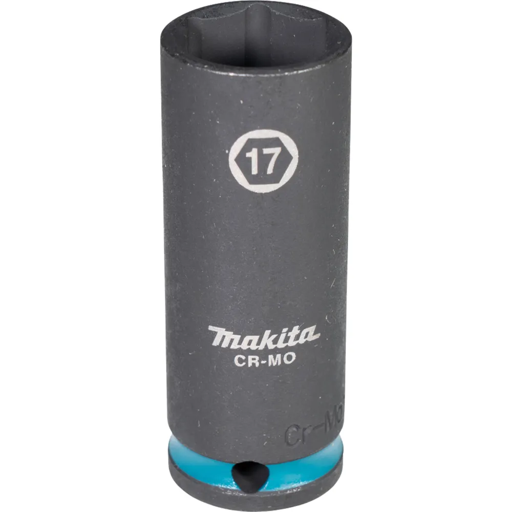 Makita E-16346 Steckschlüssel 3/8" SW17 Impact Black lang