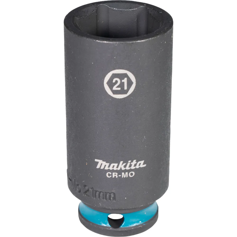 Makita E-16380 Steckschlüssel 3/8" SW21 Impact Black lang