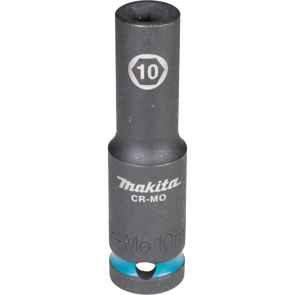 Makita E-16411 Steckschlüssel 1/2" SW10 Impact Black lang