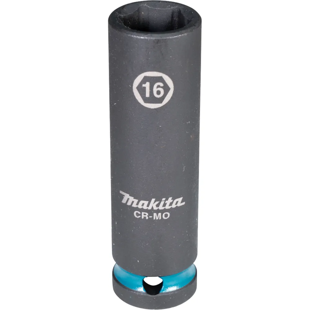 Makita E-16461 Steckschlüssel 1/2" SW16 Impact Black lang