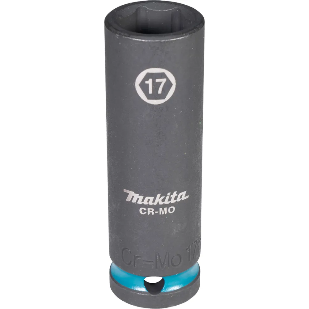 Makita E-16477 Steckschlüssel 1/2" SW17 Impact Black lang