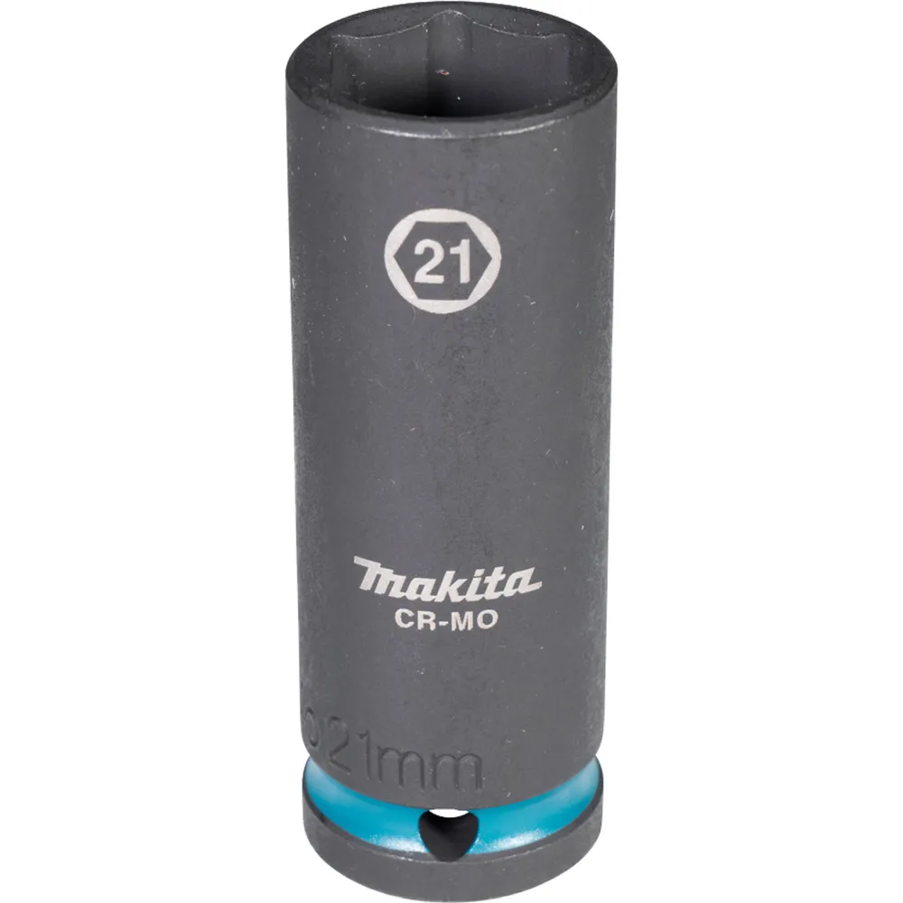 Makita E-16508 Steckschlüssel 1/2" SW21 Impact Black lang