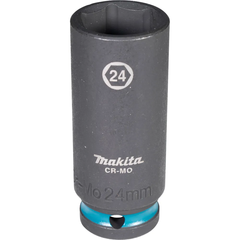 Makita E-16520 Steckschlüssel 1/2" SW24 Impact Black lang