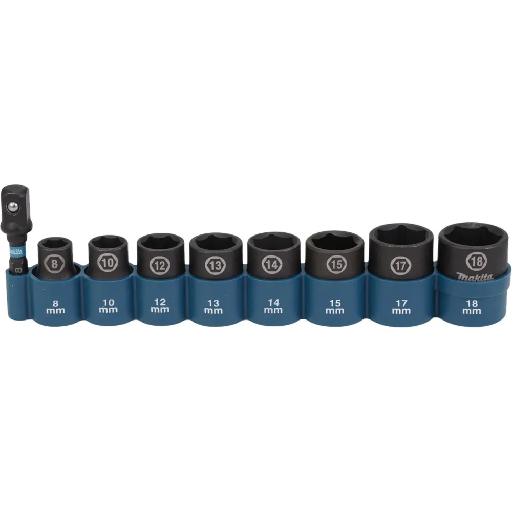 Makita E-16639 Steckschlüssel-Set 9tlg. 3/8"