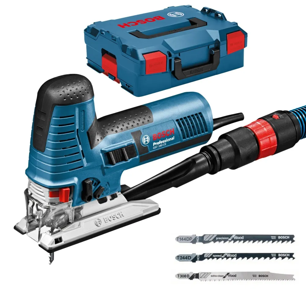Bosch Stichsäge GST 160 CE 800 W inkl. Zubehör-Set L-Boxx - 0601517000