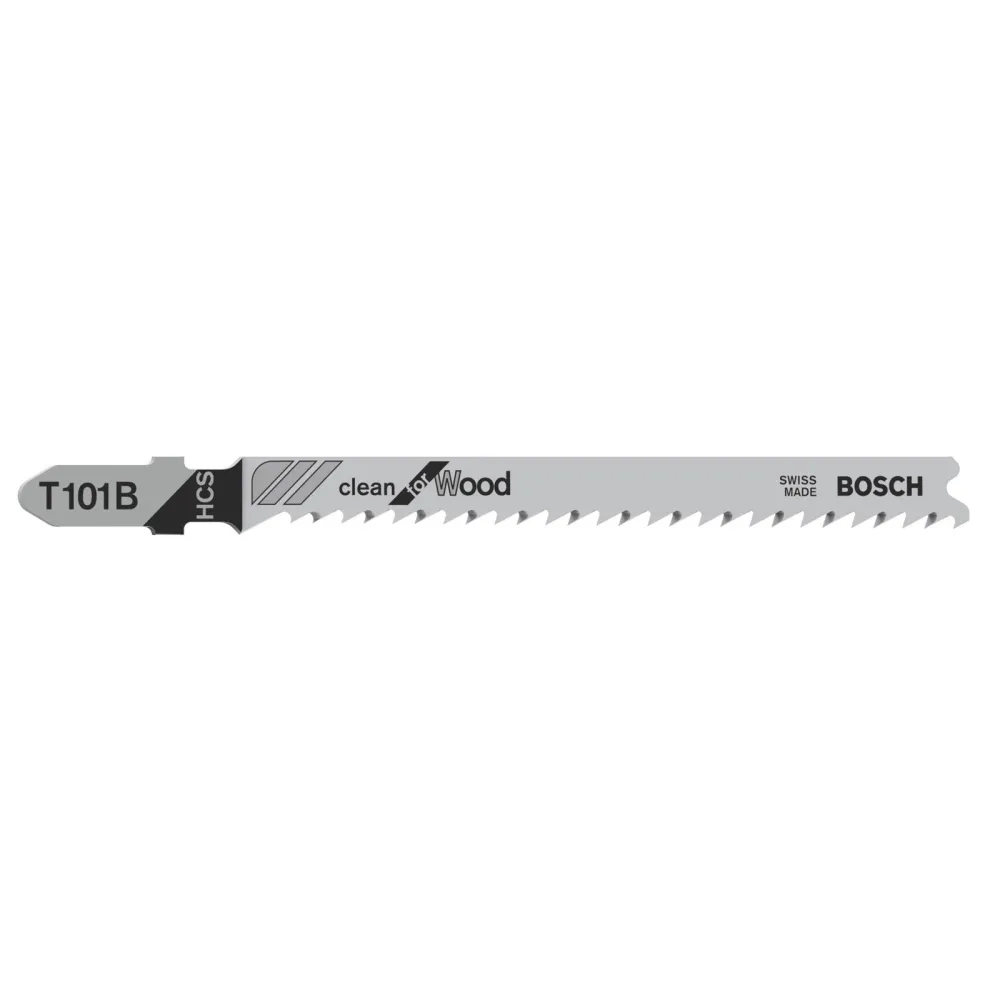 Bosch 100x Stichsägeblatt T 101 B Clean Wood - 2608637876