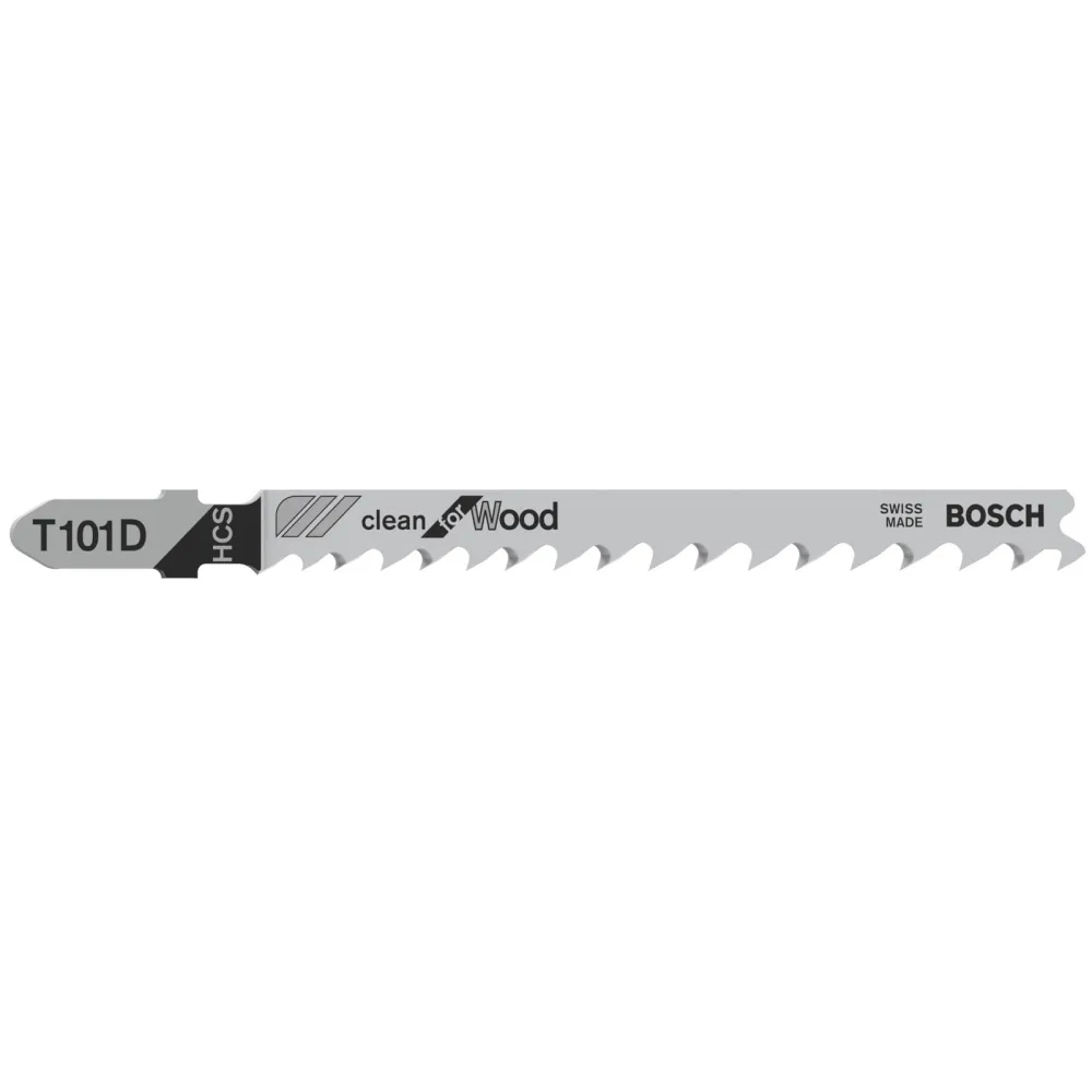Bosch 100x Stichsägeblatt T 101 D Clean Wood - 2608637877
