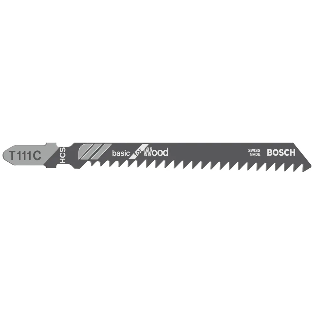 Bosch 100x Stichsägeblatt T 111 C Basic Wood - 2608637878