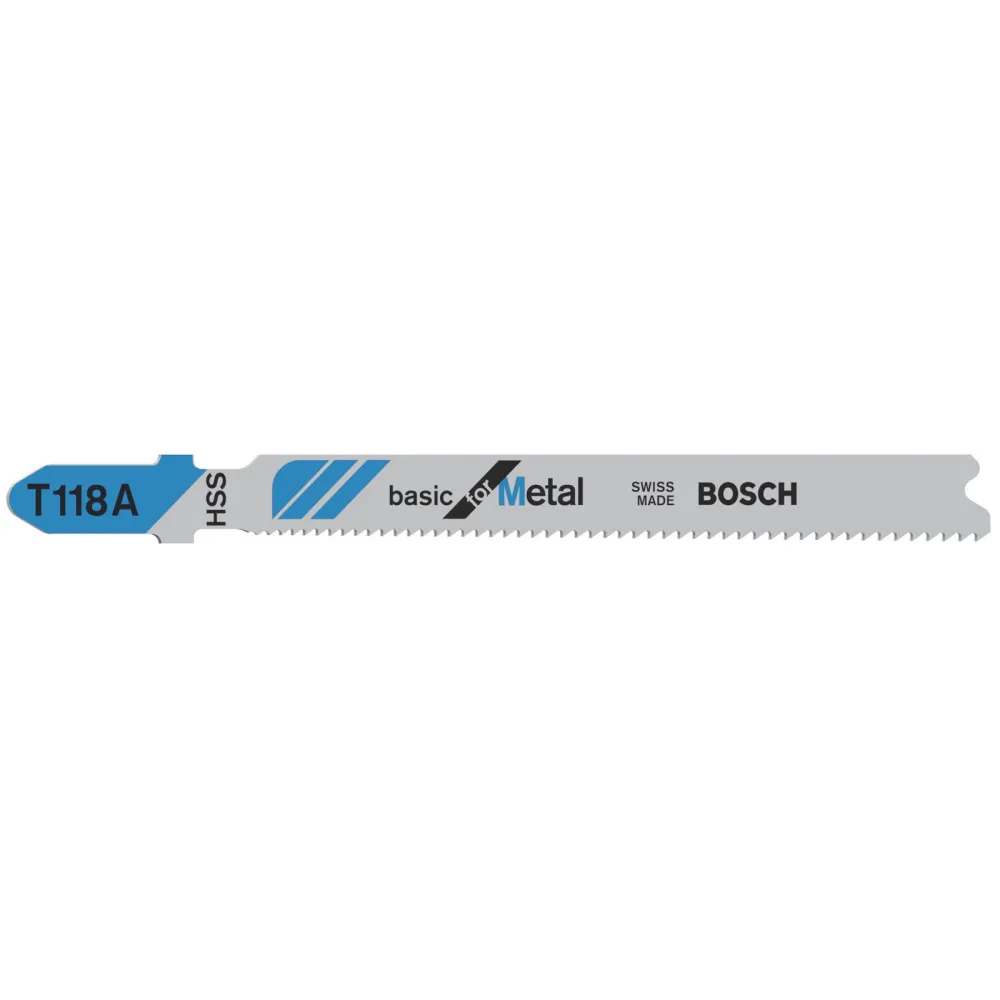 Bosch 100x Stichsägeblatt T 118 Basic Metal - 2608631964