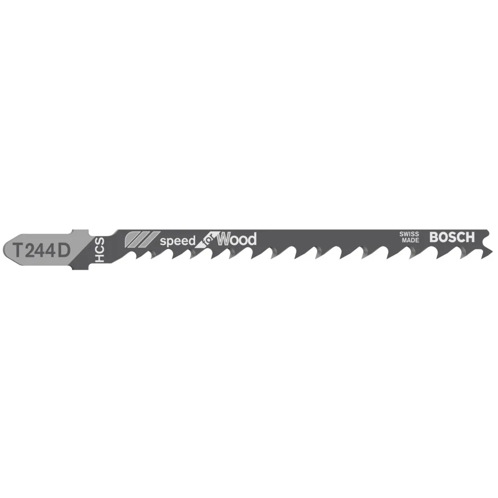 Bosch 100x Stichsägeblatt T 244 D Speed Wood - 2608637881