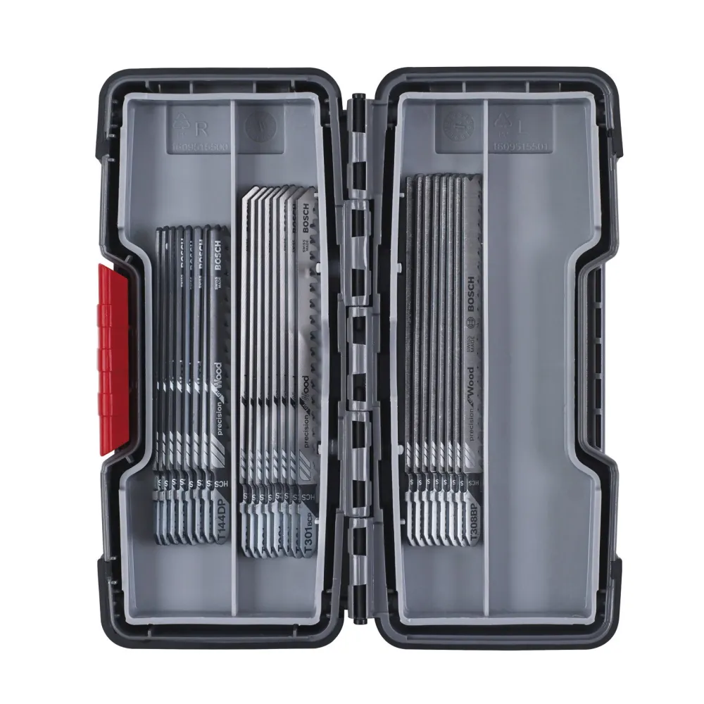 Bosch 30tlg. Stichsägeblätter ToughBox Precision Wood - 2607010905