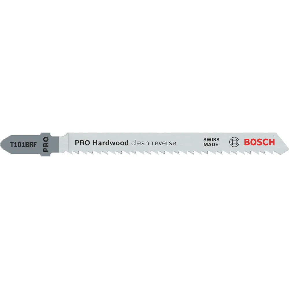 Bosch PRO Hardwood clean reverse T101BRF Stichsägeblatt 100 mm 5-tlg. - 2608634235