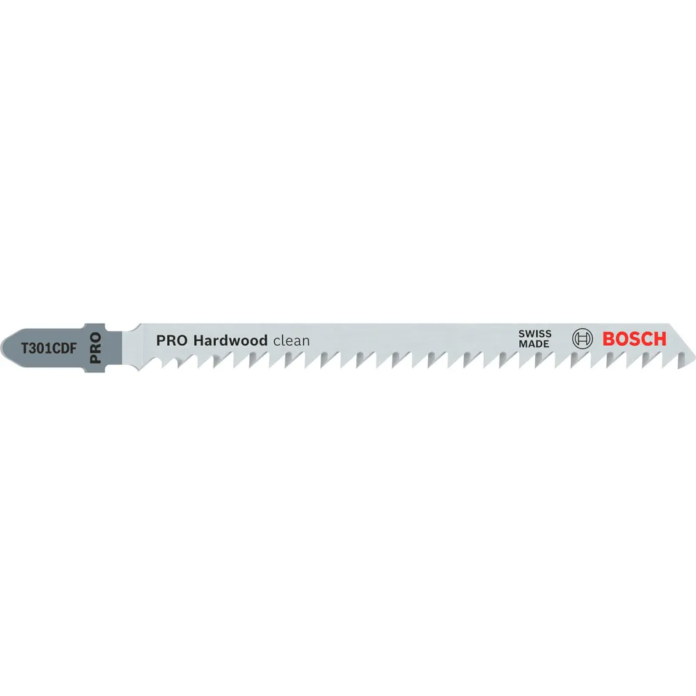 Bosch PRO Hardwood clean T301CDF Stichsägeblatt 117 mm 5-tlg. - 2608636229