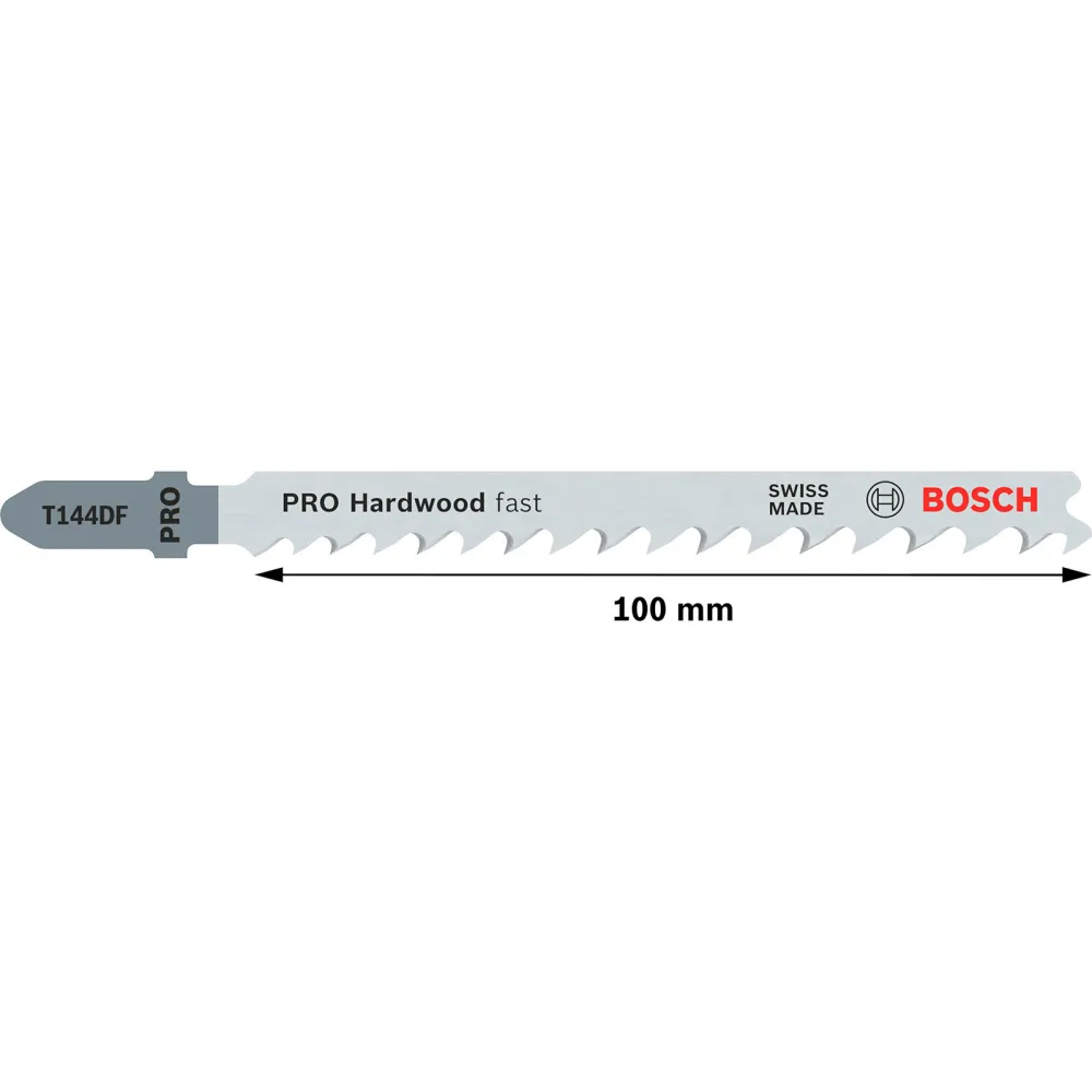 Bosch PRO Hardwood fast T144DF Stichsägeblatt 100 mm 5-tlg. - 2608634567