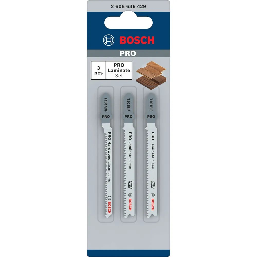 Bosch PRO Laminate Set T-Schaft 3-tlg. - 2608636429
