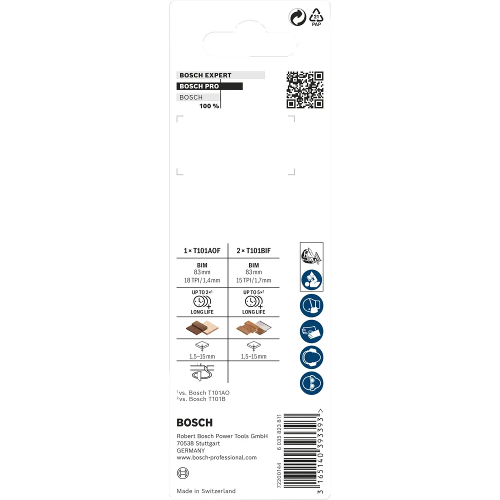 Bosch PRO Laminate Set T-Schaft 3-tlg. - 2608636429