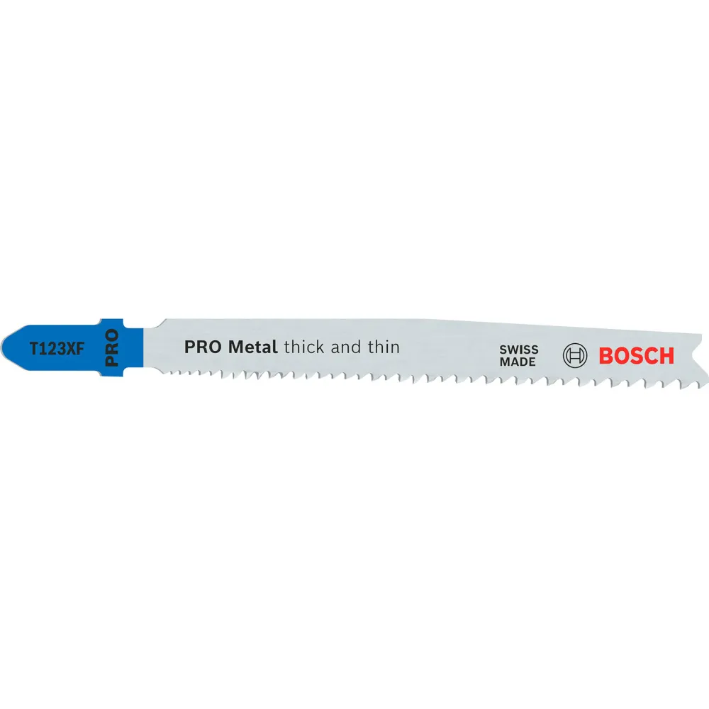 Bosch PRO Metal thick and thin T123XF Stichsägeblatt 100 mm 5-tlg. - 2608638473