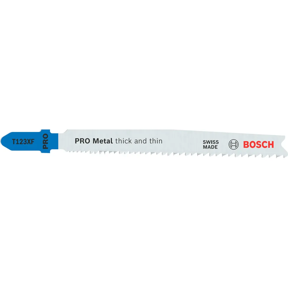 Bosch PRO Metal thick and thin T123XF Stichsägeblatt 100 mm 25-tlg. - 2608638474