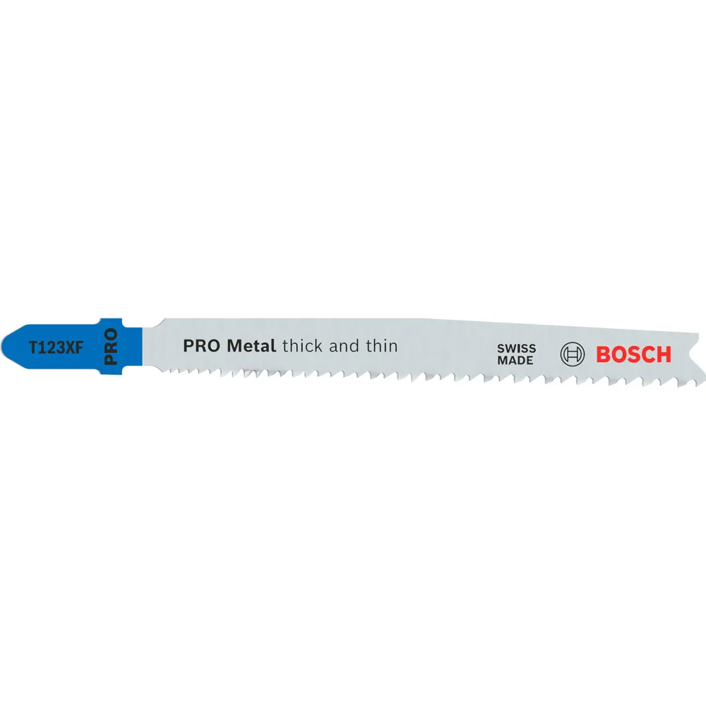 Bosch PRO Metal thick and thin T123XF Stichsägeblatt 100 mm 100-tlg. - 2608638700