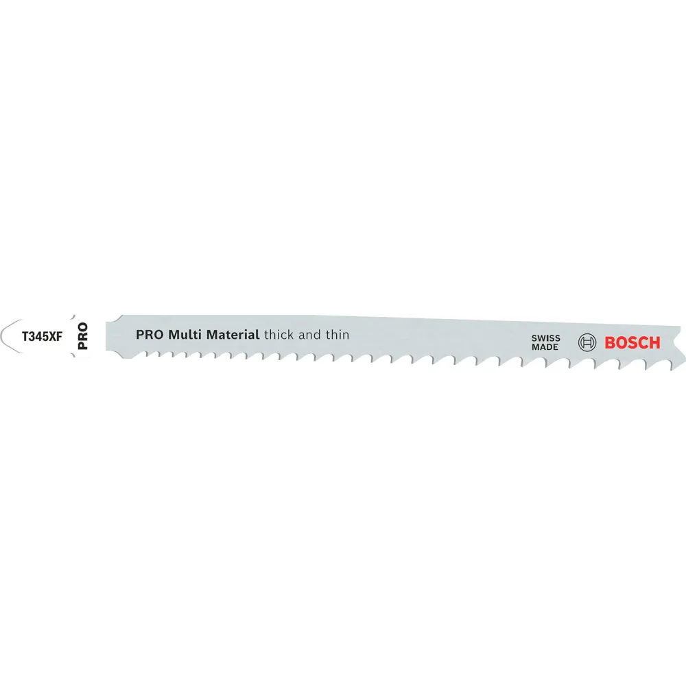 Bosch PRO Multi Material thick and thin T345XF Stichsägeblatt 132 mm 3-tlg. - 2608634993