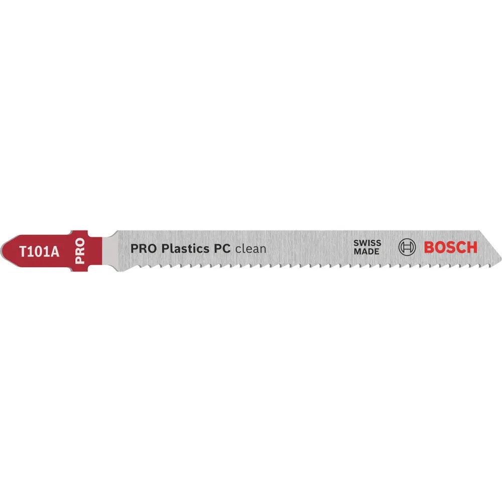 Bosch PRO Plastics PC clean T101A Stichsägeblatt 100 mm - 2608631010