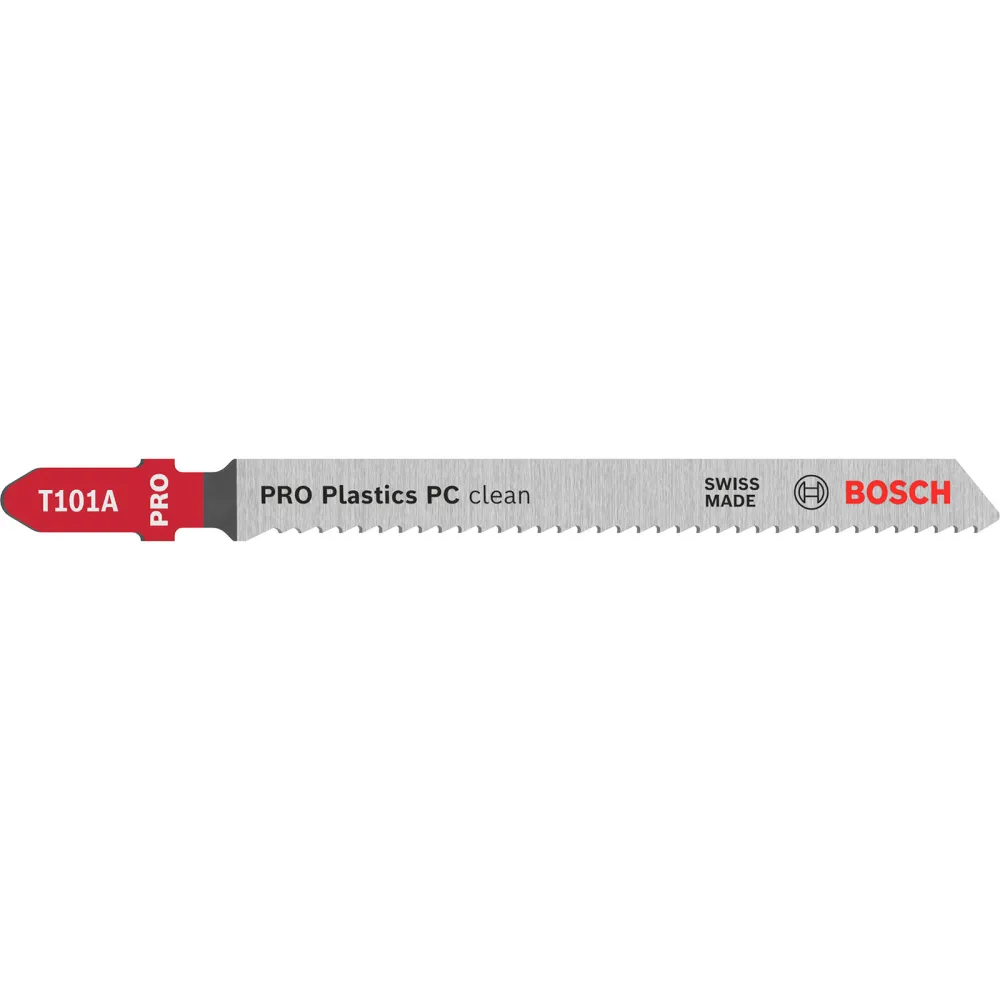 Bosch PRO Plastics PC clean T101A Stichsägeblatt 100 mm - 2608631670
