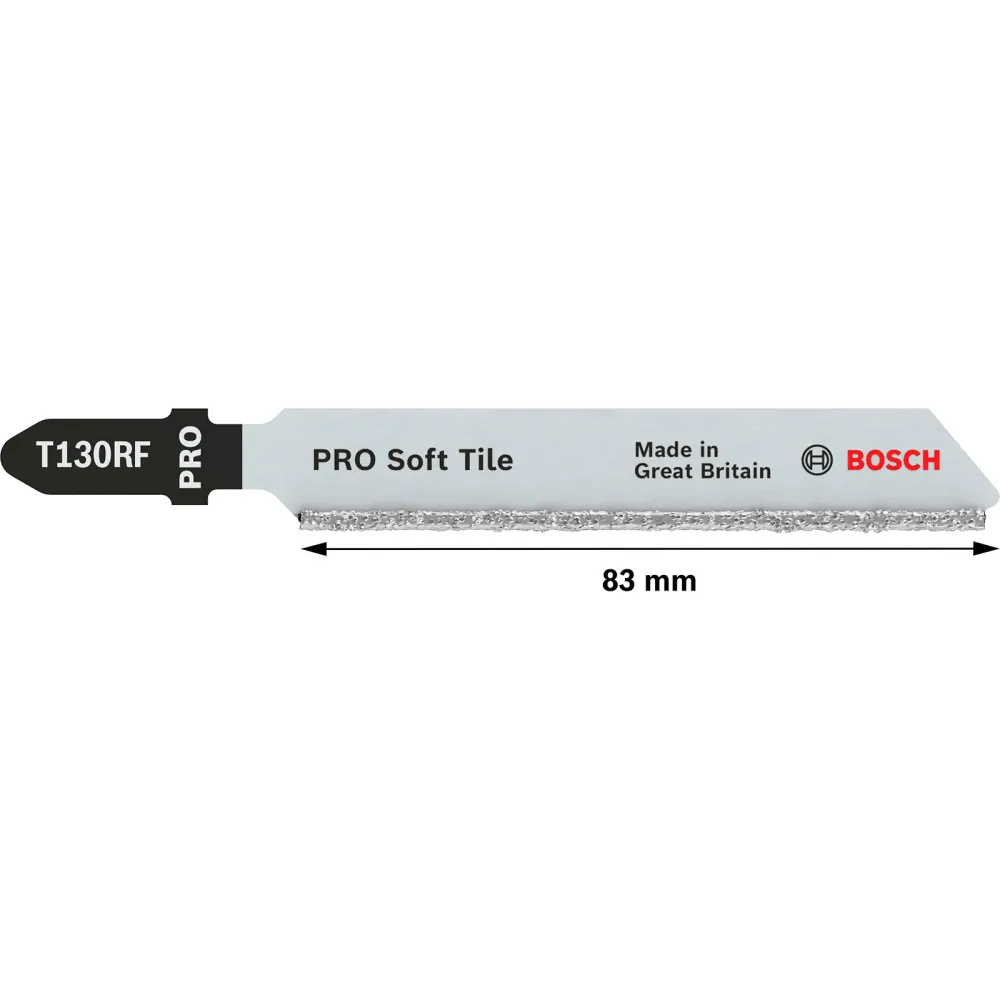 Bosch PRO Soft Tile T130RF Stichsägeblatt 83 mm 3-tlg. - 2608633104