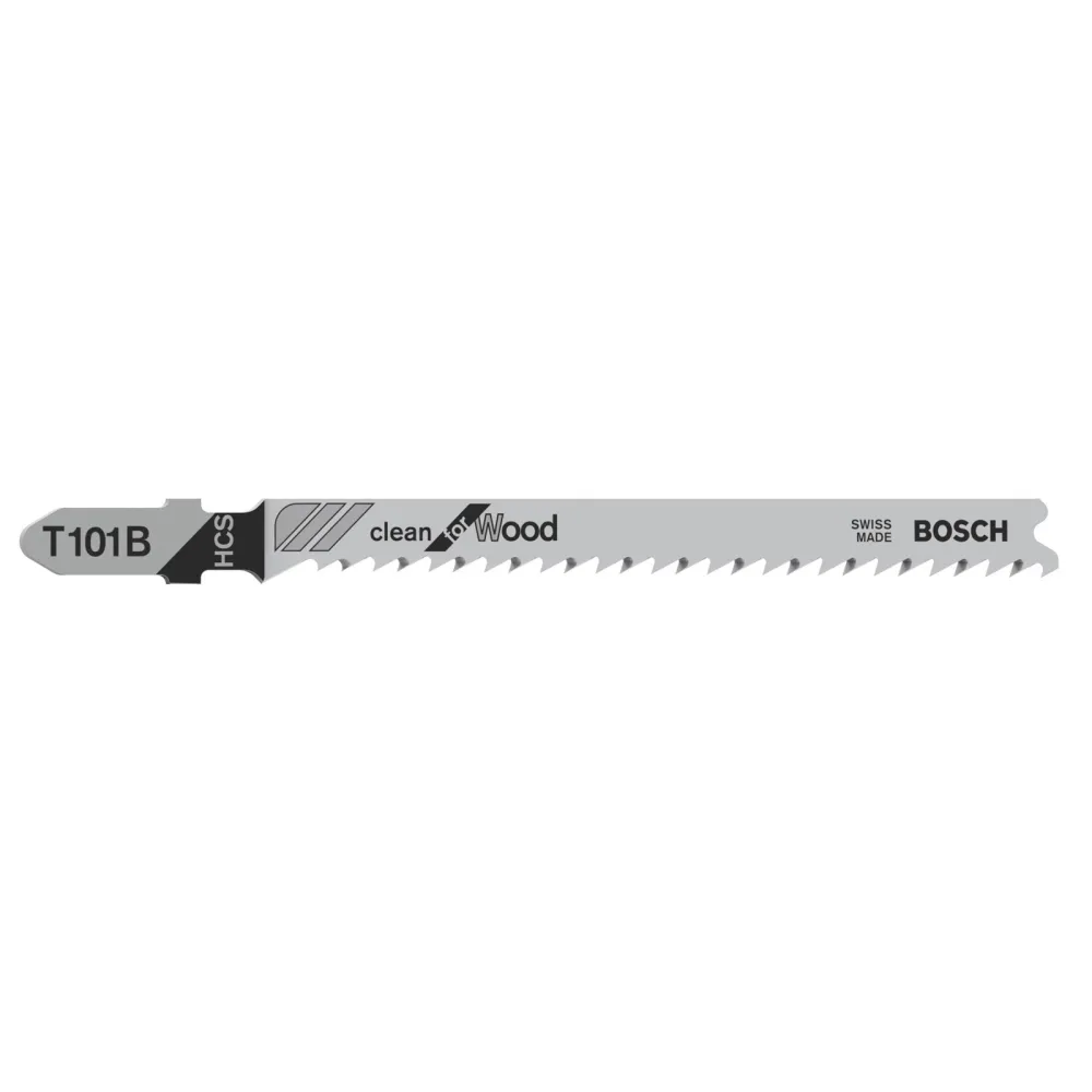 Bosch 3x Stichsägeblatt T 101 B Clean Wood - 2608630557