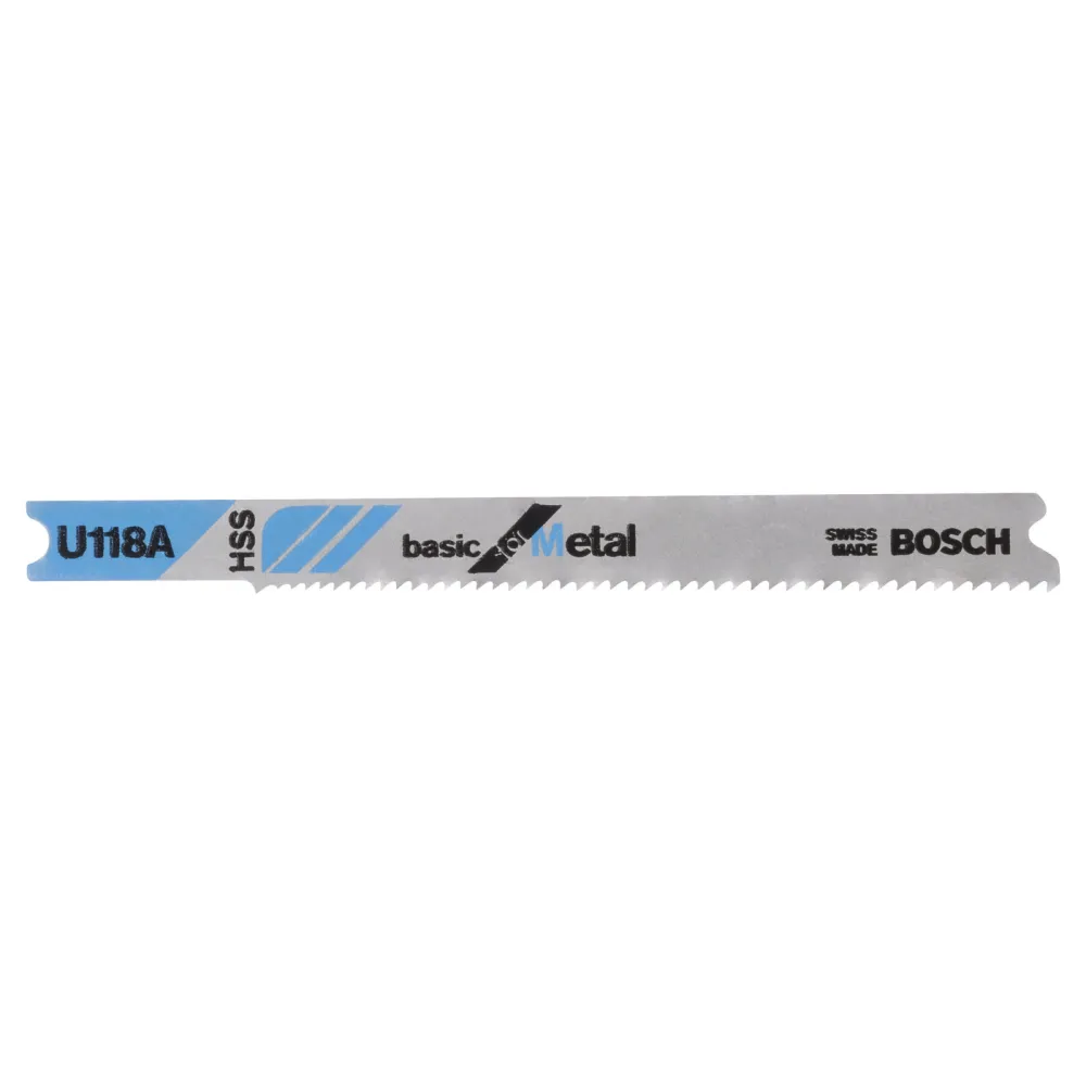 Bosch 3x Stichsägeblatt U 118 Basic Metal - 2608631511