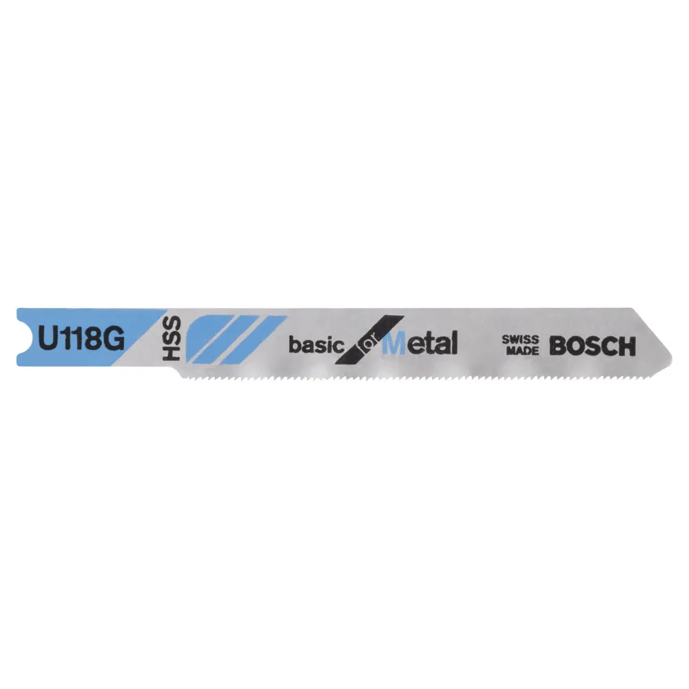 Bosch 3x Stichsägeblatt U 118 G Basic Metal - 2608631770