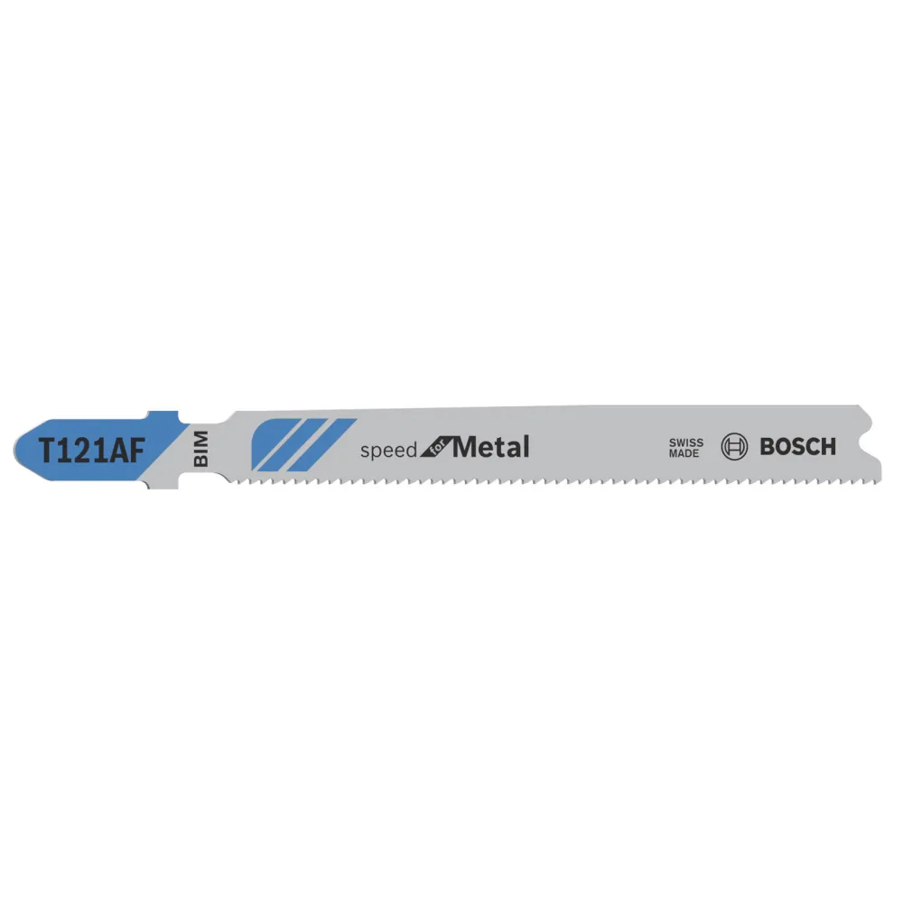 Bosch 5x Stichsägeblatt T 121 AF Speed Metal - 2608636699