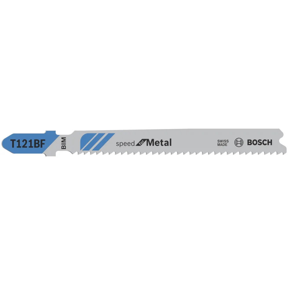 Bosch 5x Stichsägeblatt T 121 BF Speed Metal - 2608636702