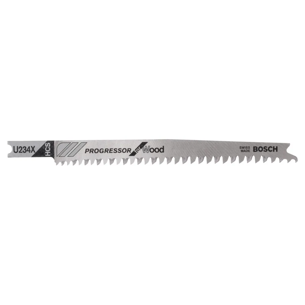 Bosch 3x Stichsägeblatt U 234 X Progressor Wood - 2608633525
