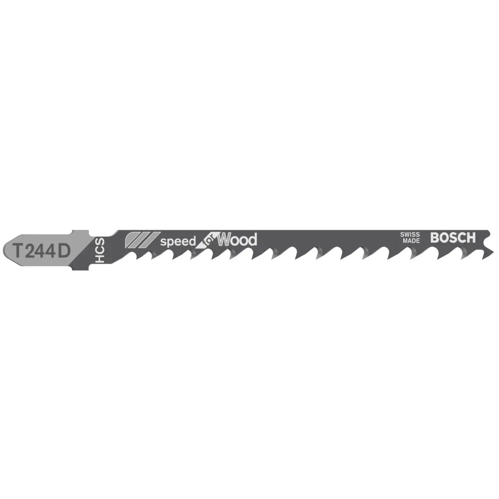 Bosch 5x Stichsägeblatt T 244 D Speed Wood - 2608630058