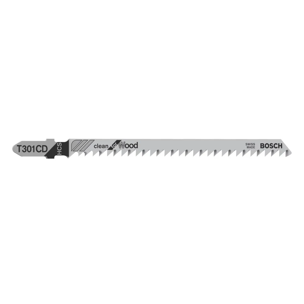 Bosch 3x Stichsägeblatt T 301 CD Clean Wood - 2608637591