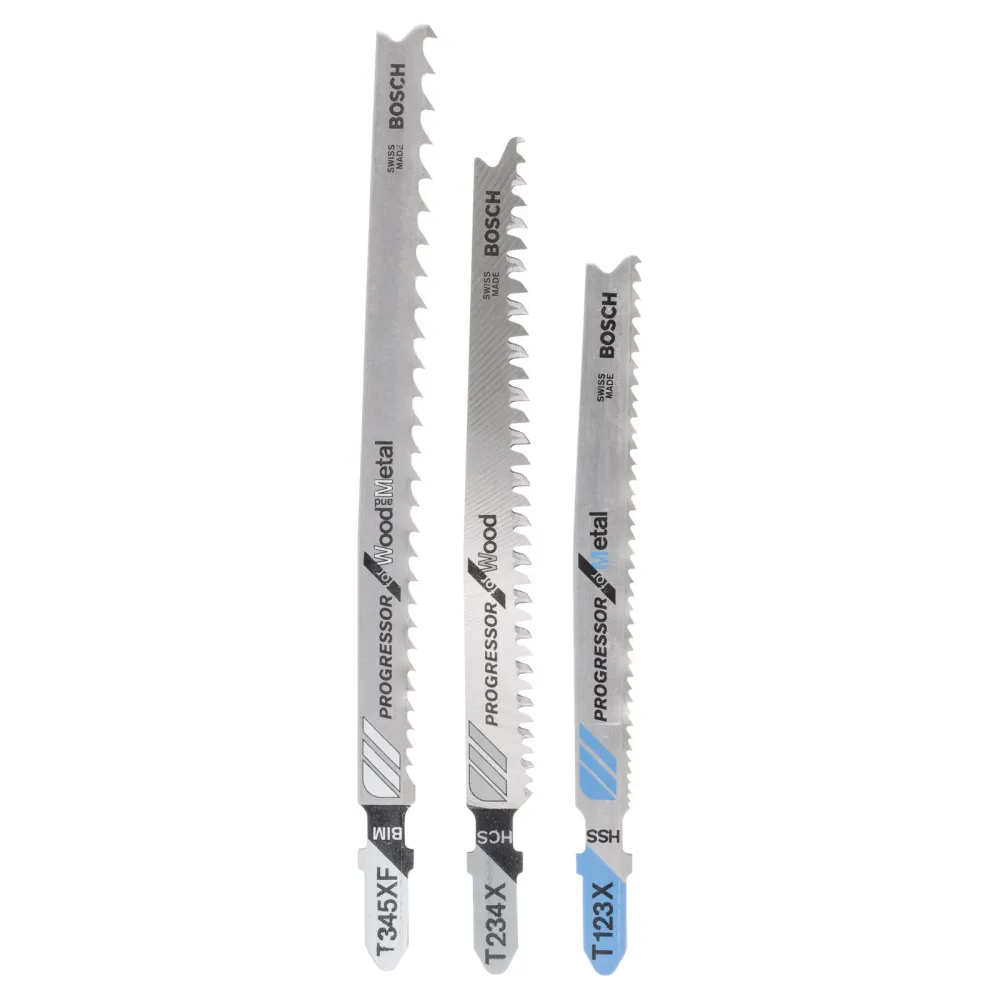 Bosch Stichsägeblatt-Set Progessor Wood and Metal 3tlg. Einnockenschaft - 2607010515