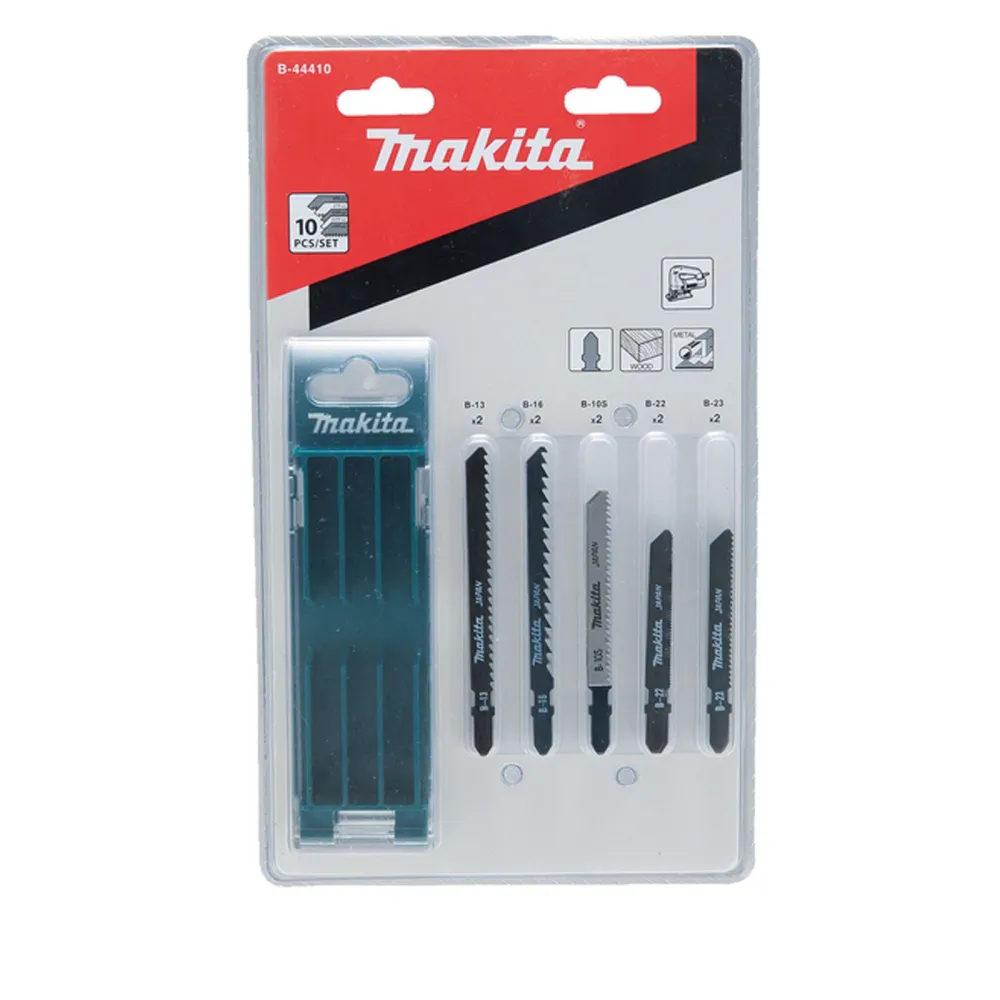 Makita 10tlg. Stichsägeblatt-Sortiment - B-44410