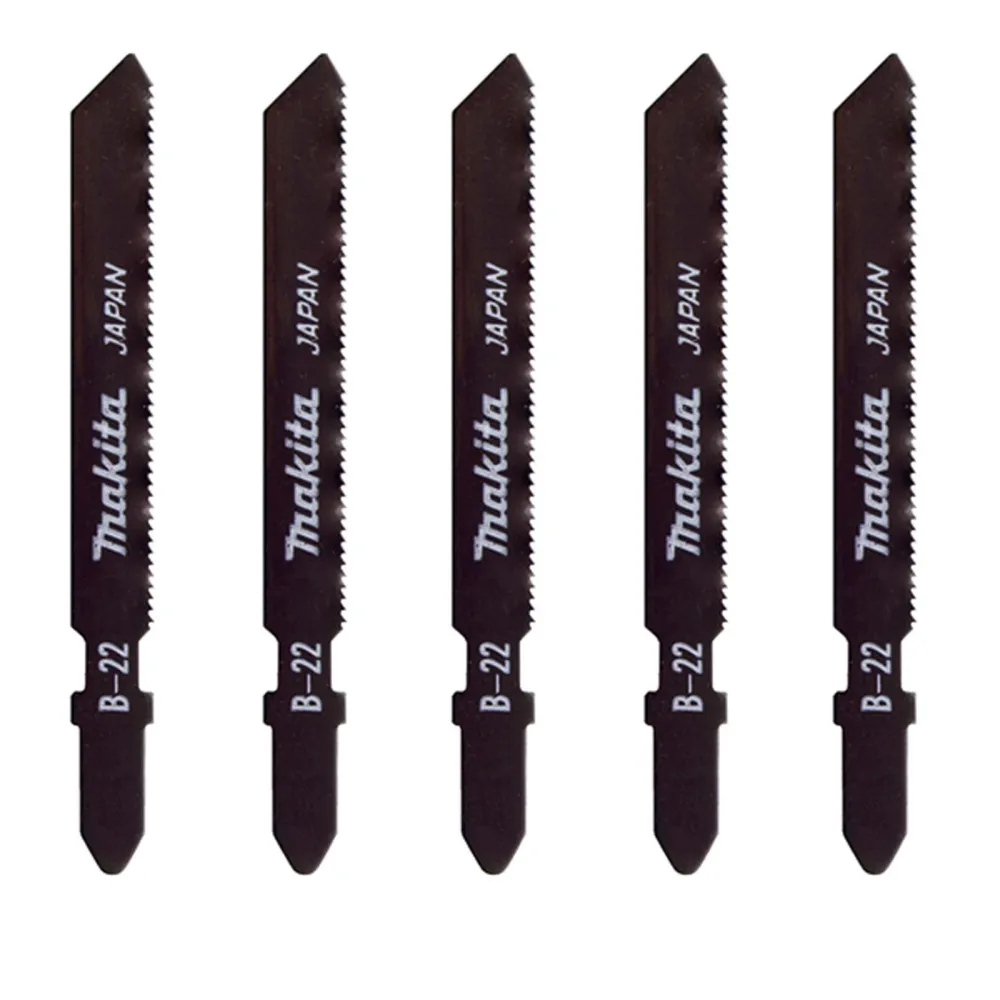 Makita 5x HSS Stichsägeblatt B-22 - -85737