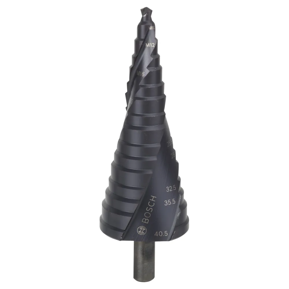 Bosch Stufenbohrer HSS-AlTiN für Kabelverschraubungen M10-M40 10 mm 125,5 mm - 2608588071