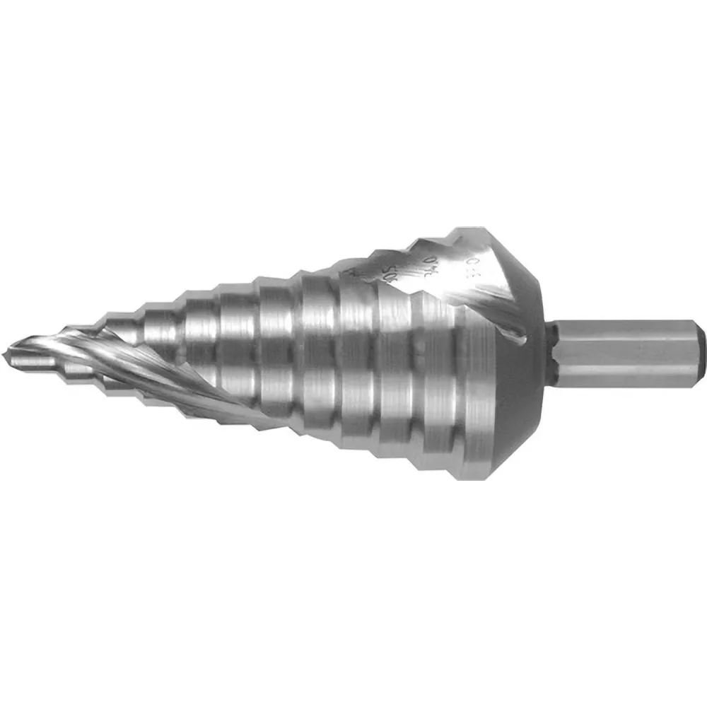RUKO Stufenbohrer HSSE-Co 5 spiralgenutet mit Kreuzanschliff Ø 6 - 37 mm - 101060E