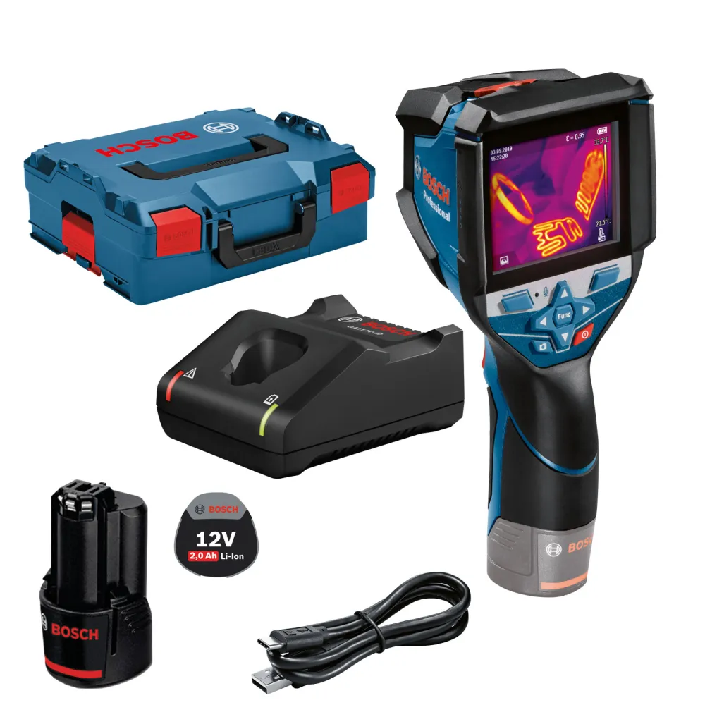 Bosch Wärmebildkamera GTC 600 C / 1x 2,0 Ah Akku + Ladegerät L-Boxx - 0601083500