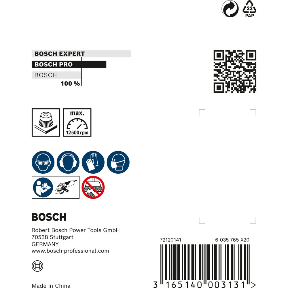 Bosch PRO Metal clean Topfbürste 70 x 0,30 mm Gewinde - 1608614020