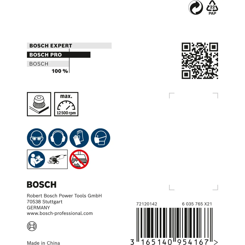 Bosch PRO Metal clean X-Lock Topfbürste 75 x 0,30 mm - 2608620730